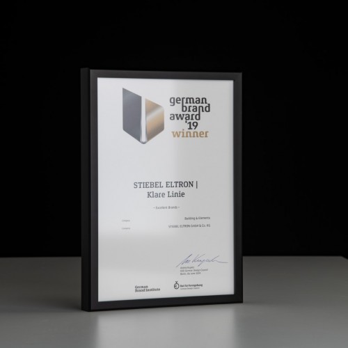 German Brand Award 2019 for STIEBEL ELTRON